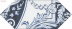 Плитка Kerama Marazzi Алмаш синий 1 декор (14х34) арт. HGD\A512\35000